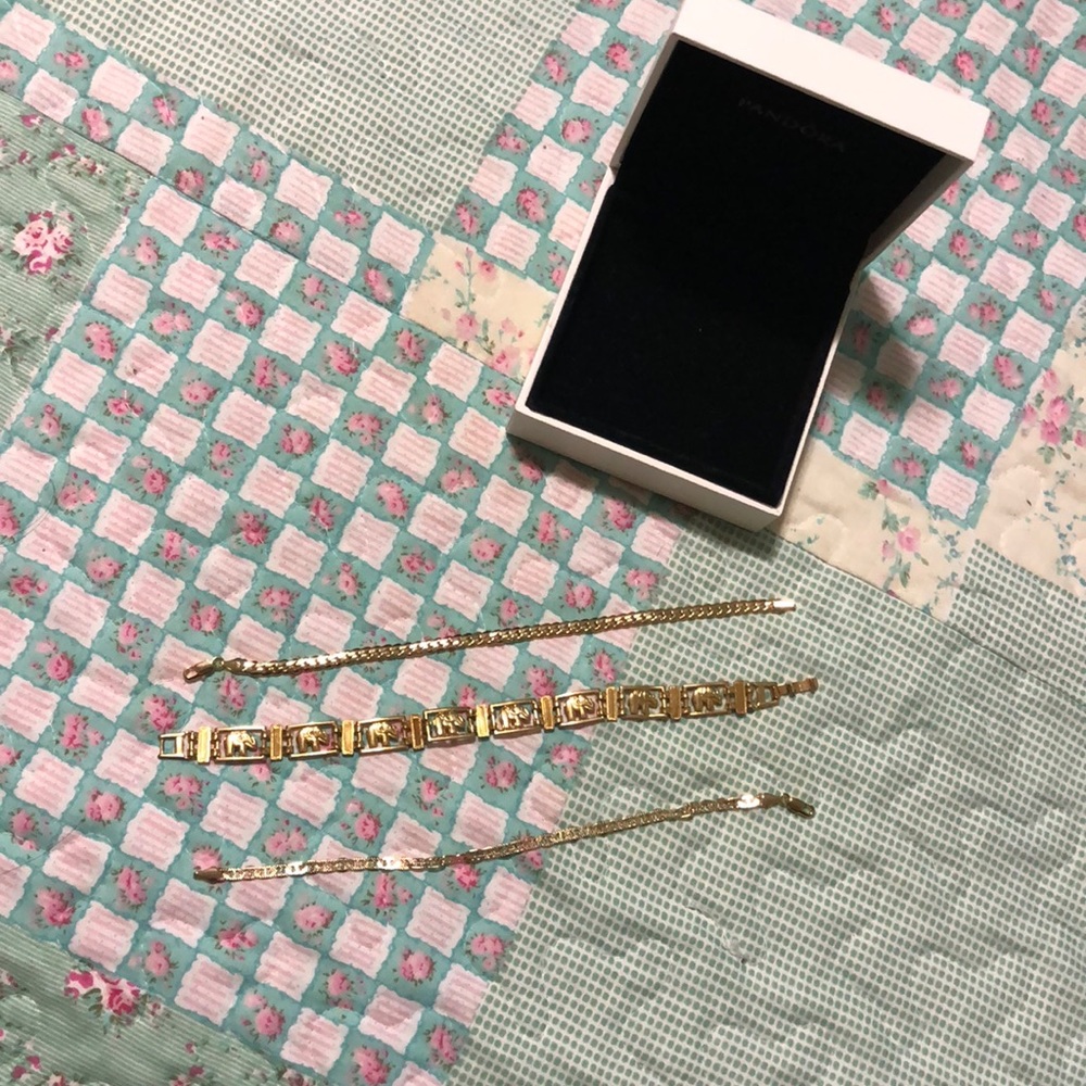 3 brazalet gold 14 k